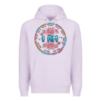 Lilac i am inspiration Premium Hoodie - MaliasSmallBusiness