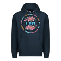 Navy i am inspiration Premium Hoodie - MaliasSmallBusiness