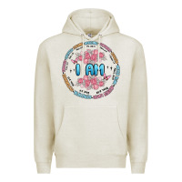 Oatmeal Heather i am inspiration Premium Hoodie - MaliasSmallBusiness