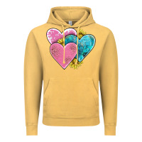 Vintage Mustard hearts Vintage Hoodie - AdoDesignShop