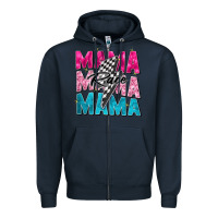 Navy race mama Zipper Hoodie - Zillion Design Studio