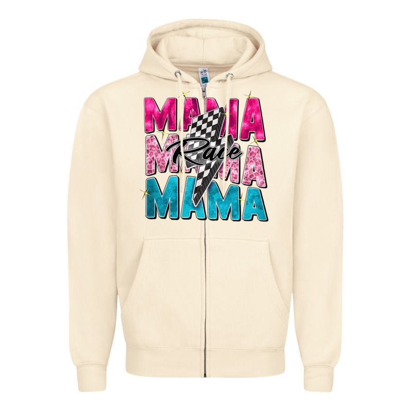 Race Mama Zipper Hoodie by Zillion Design Studio | Teevron