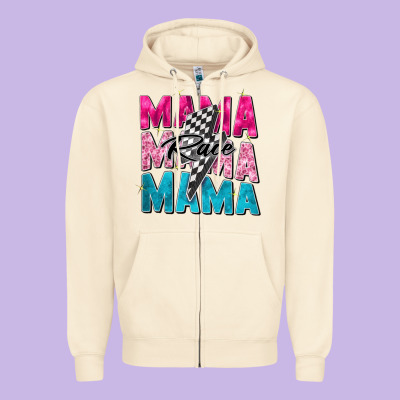 Race Mama Zipper Hoodie Designed By Zillion Design Studio