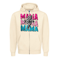 Sandshell race mama Zipper Hoodie - Zillion Design Studio