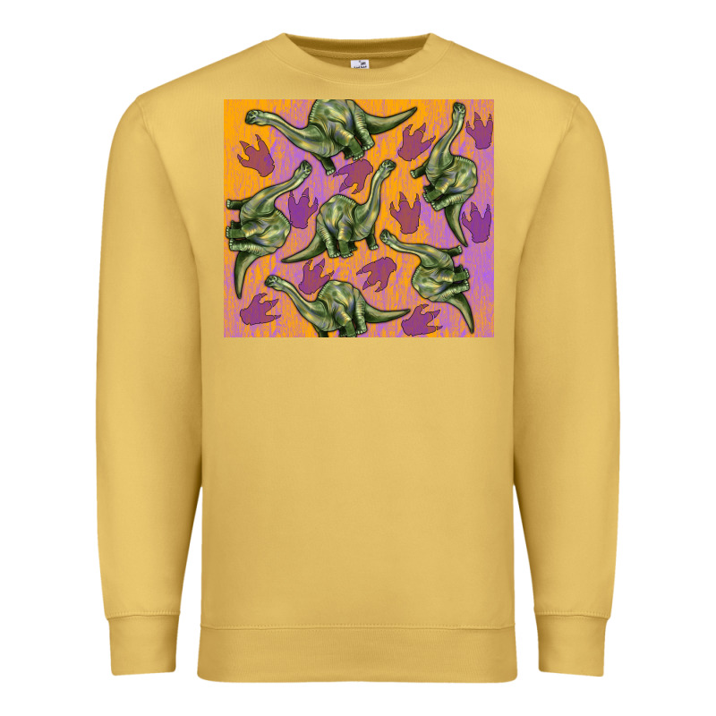 Dinosaur Brontosaurus Premium Sweatshirt by Artiststas | Teevron