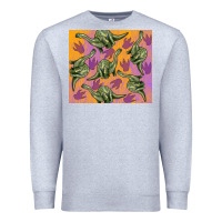 Heather Grey dinosaur brontosaurus Premium Sweatshirt - Artiststas