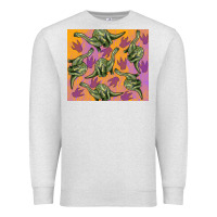 Oatmeal Heather dinosaur brontosaurus Premium Sweatshirt - Artiststas