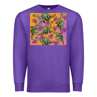 Purple dinosaur brontosaurus Premium Sweatshirt - Artiststas