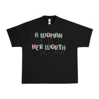 Black a woman who knows her worth is dangerous Urban Heavy Tee - MaliasSmallBusiness