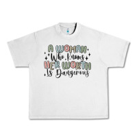 Lunar Rock a woman who knows her worth is dangerous Urban Heavy Tee - MaliasSmallBusiness