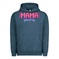 Pigment Midnight Navy mama saurus Urban Hoodie - MaliasSmallBusiness