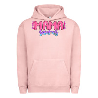 Pigment Salmon mama saurus Urban Hoodie - MaliasSmallBusiness