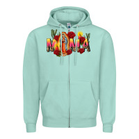 Seafoam our lady of guadalupe mama Zipper Hoodie - CTS Tumbler Store