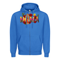 True Royal our lady of guadalupe mama Zipper Hoodie - CTS Tumbler Store