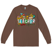 Chestnut western teacher squad Long Sleeve Tee - texasbilliewilder