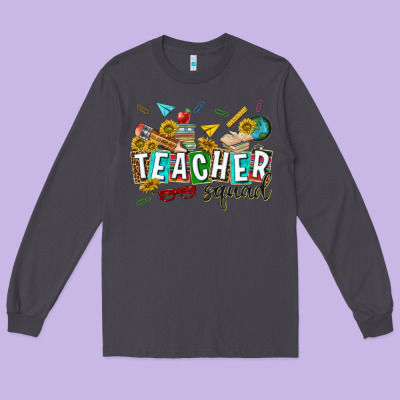 Long Sleeve Tee western teacher squad