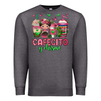 Charcoal Heather cafecito y chisme coffee cups Premium Sweatshirt - Jasminsmagicworld
