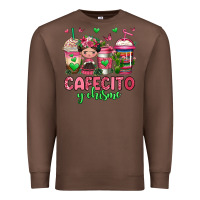 Chestnut cafecito y chisme coffee cups Premium Sweatshirt - Jasminsmagicworld