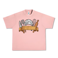 Salmon customized chef tools Urban Heavy Tee - MaliasSmallBusiness