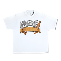 White customized chef tools Urban Heavy Tee - MaliasSmallBusiness