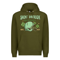 Army Green saint patrick university Premium Hoodie - MaliasSmallBusiness
