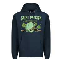 Navy saint patrick university Premium Hoodie - MaliasSmallBusiness