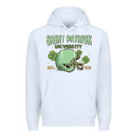 White saint patrick university Premium Hoodie - MaliasSmallBusiness