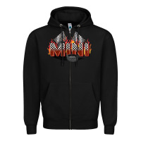 Black race mini Zipper Hoodie - Zillion Design Studio