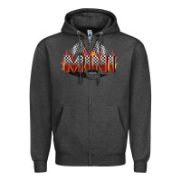 Charcoal Heather race mini Zipper Hoodie - Zillion Design Studio