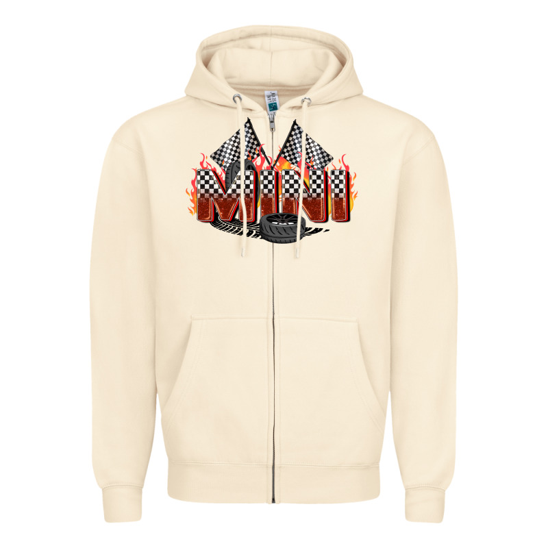 Race Mini Zipper Hoodie by Zillion Design Studio | Teevron