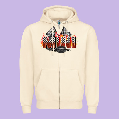 Race Mini Zipper Hoodie Designed By Zillion Design Studio