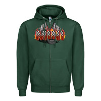 Sports Green race mini Zipper Hoodie - Zillion Design Studio