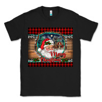 Black merry christmas santa and farm Classic Tee - RanaPortraitStore