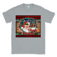 Heather Grey merry christmas santa and farm Classic Tee - RanaPortraitStore