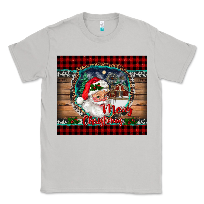 Merry Christmas Santa And Farm Classic Tee by RanaPortraitStore | Teevron