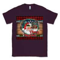 Plum merry christmas santa and farm Classic Tee - RanaPortraitStore