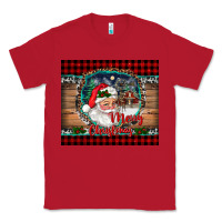 Red merry christmas santa and farm Classic Tee - RanaPortraitStore