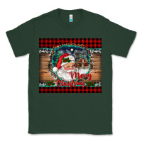 Sports Green merry christmas santa and farm Classic Tee - RanaPortraitStore