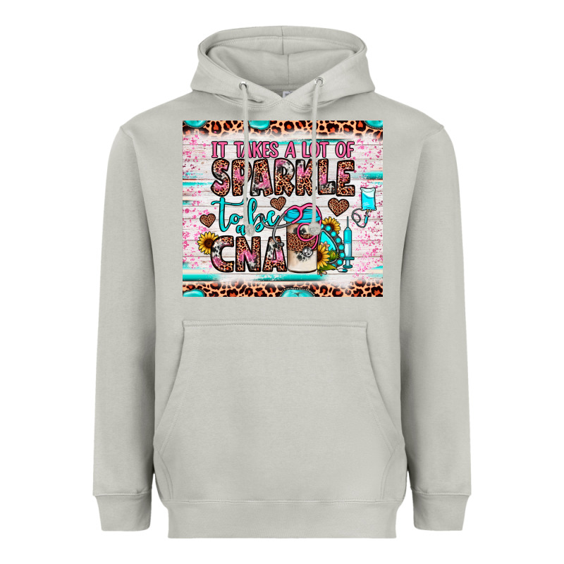 It Takes A Lot Of Sparkle To Be A Cna Heavyweight Hoodie by JahusDesignShop | Teevron