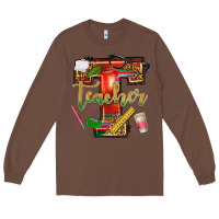 Chestnut western teacher Long Sleeve Tee - texasbilliewilder