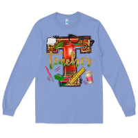 Colony Blue western teacher Long Sleeve Tee - texasbilliewilder