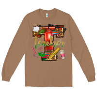 Toasted Coconut western teacher Long Sleeve Tee - texasbilliewilder