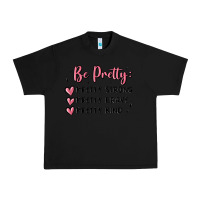 Black be pretty strong brave kind Urban Heavy Tee - MaliasSmallBusiness