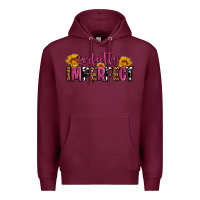 Burgundy perfectly imperfect Premium Hoodie - AdoDesignShop