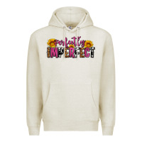 Oatmeal Heather perfectly imperfect Premium Hoodie - AdoDesignShop