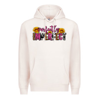Pale Pink perfectly imperfect Premium Hoodie - AdoDesignShop