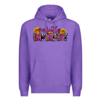 Purple perfectly imperfect Premium Hoodie - AdoDesignShop