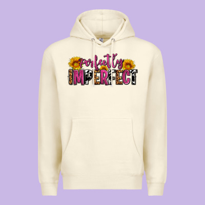 Perfectly Imperfect Premium Hoodie Designed By Adodesignshop
