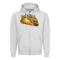 Dove Grey taco Zipper Hoodie - CTS Tumbler Store