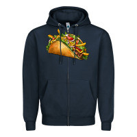 Navy taco Zipper Hoodie - CTS Tumbler Store